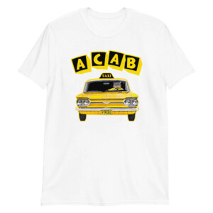 Acab Cat Taxi Shirt White