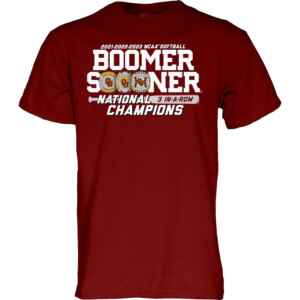 BOOMER SOOONER SHIRT Oklahoma Sooners 2023 NCAA Softball Women's College World Series Champions