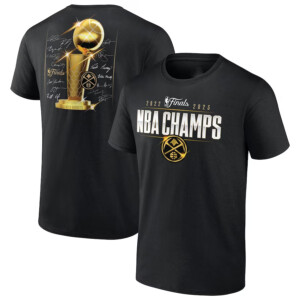 Denver Nuggets 2023 NBA Finals Champions Roster Signature T Shirt