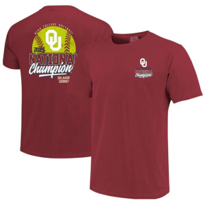 Oklahoma Sooners 2023 NCAA Softball Women's College World Series Champions Overlay T Shirt