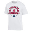 Oklahoma Sooners Champion 2023 NCAA Softball Women's College World Series Champions Locker Room T Shirt