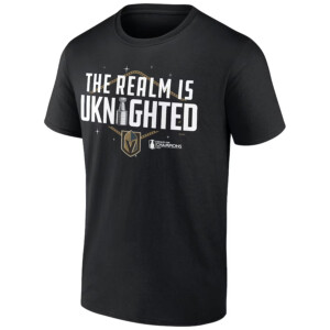 The Realm Is Uknighted Shirt Vegas Golden Knights, 2023 Stanley Cup Champions In Charge