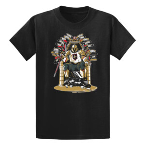 VEGAS CHAMPIONS THRONE SHIRT Vegas Golden Knights 2023 Stanley Cup Champions Black