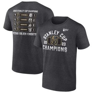 Vegas Golden Knights 2023 Stanley Cup Champions Schedule T Shirt