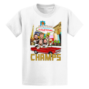 WELCOME TO FAMOUS TITLETOWN SHIRT Vegas Golden Knights 2023 Stanley Cup Champions White