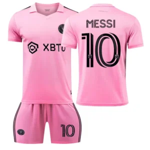 Certification major 10numderLionel Messi Miamifootballteamasetkit motionshort sleeveshortssuit
