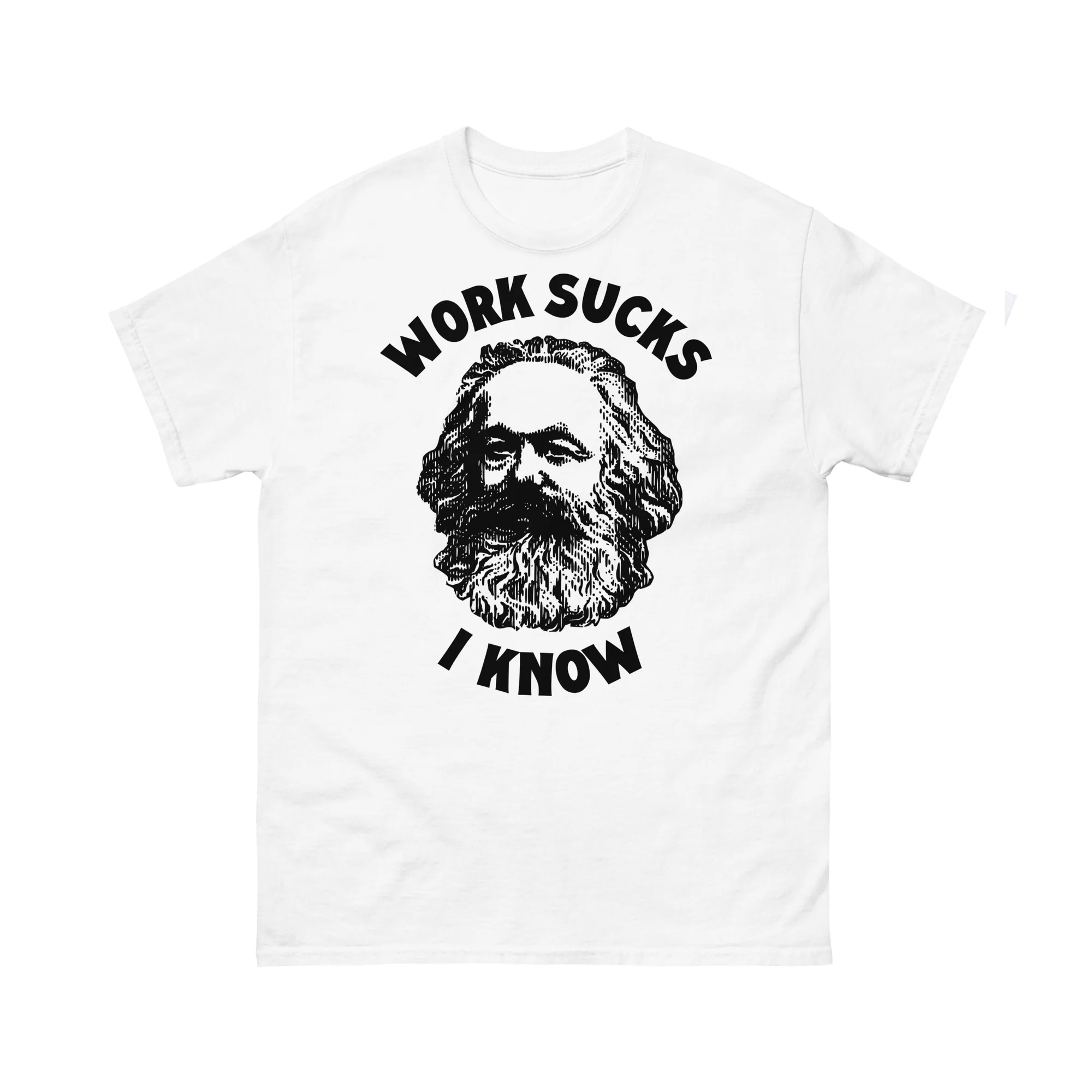 Work Sucks I Know Shirt Funny Karl Marx Ellieshirt