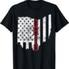 4th Of July Ohio USA US Flag States Vintage T Shirt