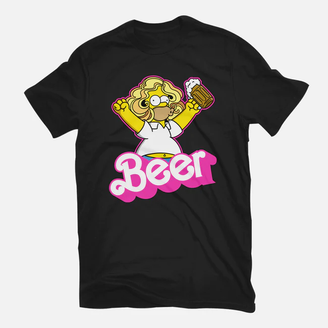 BEERBIE SHIRT Funny Homer Simpson, The Simpsons, Barbie Movie 2023 BEERBIE SHIRT Funny Homer Simpson, The Simpsons, Barbie Movie 2023