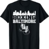 Baltimore Skyline Boxing Gloves T Shirt