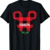 Disney Mickey Mouse GRANDPA Holiday Family T Shirt