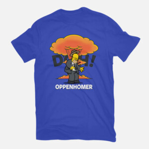OPPENHOMER SHIRT Funny Homer Simpson, The Simpsons, Barbie Movie 2023