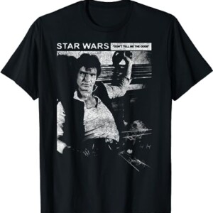 Star Wars Han Solo Distressed Portrait T Shirt