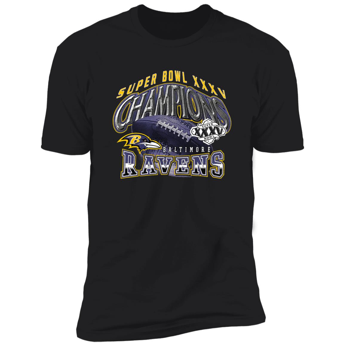 Official Super bowl xxxv champions baltimore ravens T-shirt