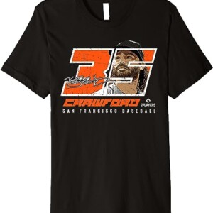 Brandon Crawford T Shirt MLBPA, San Francisco Giants