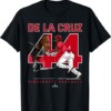 De La Cruz #44 Signature Shirt De La Cruz, MLBPA, Cincinnati Reds