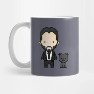 John Wick & Dog Mug