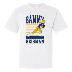 SAMMY HEISMAN SHIRT Sam Hartman, Notre Dame Fighting Irish