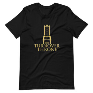 THE TURNOVER THRONE SHIRT COACH PRIME, Deion Sander, Colorado Buffaloes