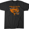 AMERICA'S COLLEGE SPORTS CITY SHIRT Welcome To Knoxville, Home Of The Vols, Tennessee Volunteers