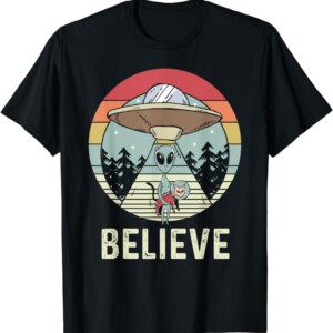 Alien Believe Alien Shirt Gift For Alien Believer Long Sleeve T Shirt