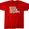 BACK TO BACK CHAMPS SHIRT 2023 WNBA CHAMPIONS, A'ja Wilson, Jackie Young, Kiah Stokes, Kelsey Plum, Chelsea Gray, Alysha Clark, Las Vegas Aces