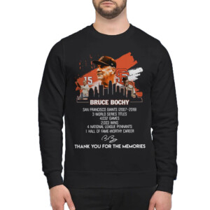 Bruce Bochy Thank You For The Memories Shirt San Francisco Giants