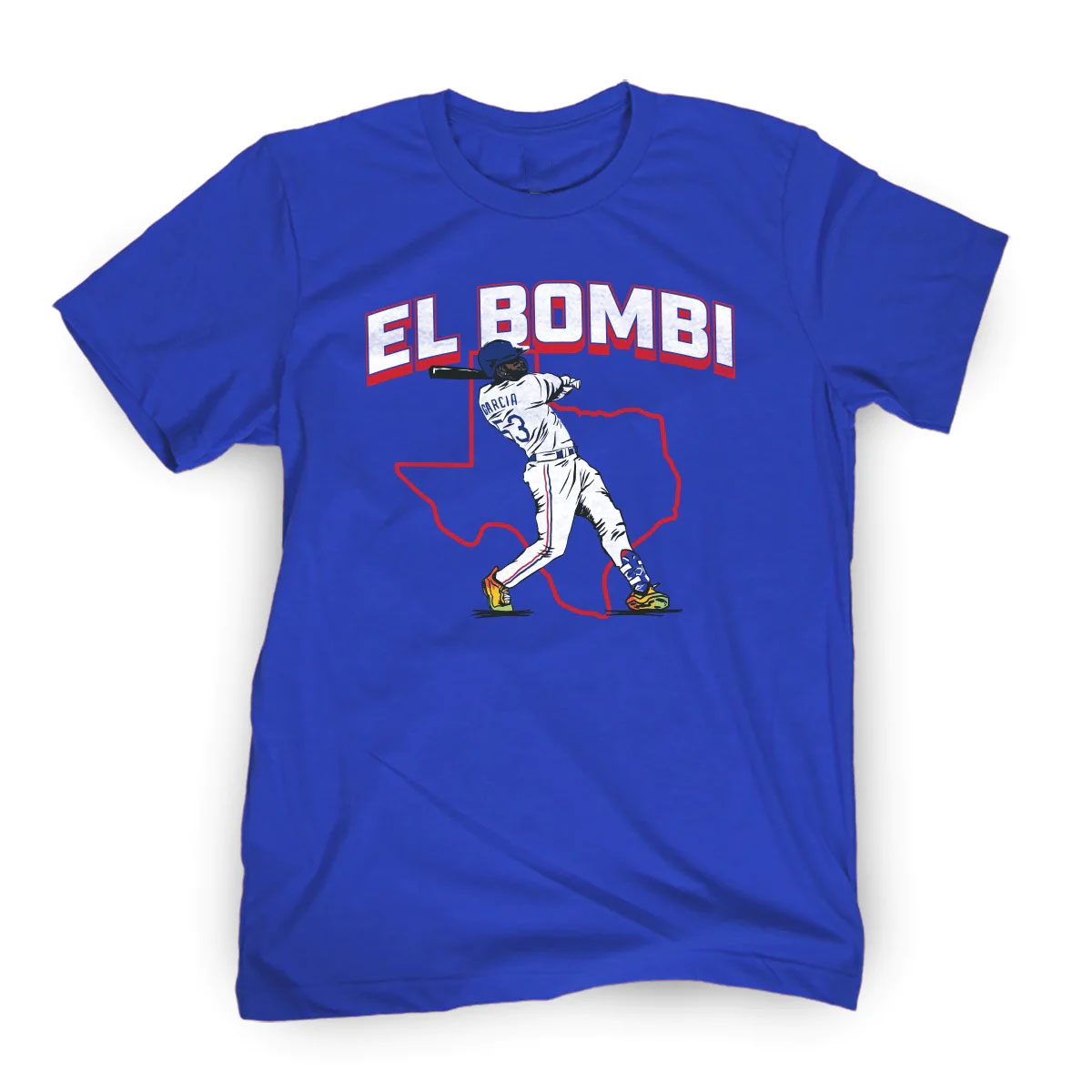 EL BOMBI T-SHIRT Adolis Garcia, Texas Rangers EL BOMBI T SHIRT Adolis Garcia, Texas Rangers