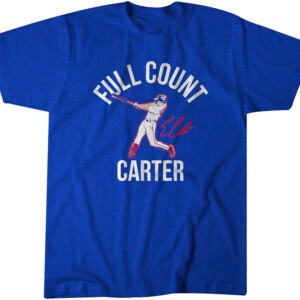 FULL COUNT CARTER SHIRT Evan Carter, Texas Rangers