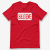 Phillies Believe Shirt 2023 MLB Potseason, Philadelphia Phillies Red