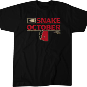 SNAKE OCTOBER SHIRT MLB 2023 Postseason, Arizona Diamondbacks