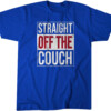STRAIGHT OFF THE COUCH SHIRT Justin Pugh, New York Giants
