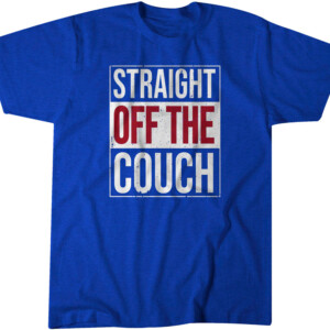 STRAIGHT OFF THE COUCH SHIRT Justin Pugh, New York Giants