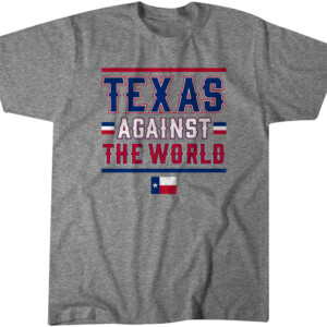 TEXAS AGAINST THE WORLD SHIRT 2023 American League Champions, Texas Rangers