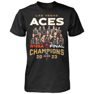 THE CHAMPIONS ROSTER SHIRT 2023 WNBA FINALS CHAMPIONS ROSTER, Las Vegas Aces