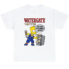 Watergate 1972 I'm Just A Plumber Dude Shirt Funny Bart Simpson, Homer Simpson, The Simpsons
