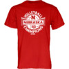 2023 Big Ten Women's Volleyball Regular Season Champions Locker Room T Shirt Nebraska Huskers