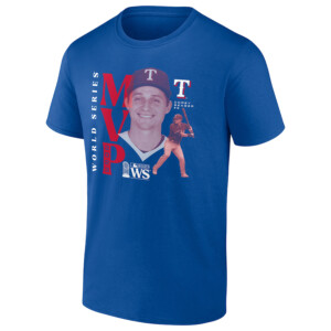 2023 World Series Champions MVP T Shirt Corey Seager, Texas Rangers