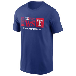 2023 World Series Champions Trophy Lock Up T Shirt Texas Rangers