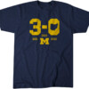 3 0 IN THE GAME SHIRT Michigan Football, Michigan Wolverines