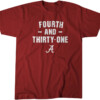 4TH AND 31 SHIRT Jalen Milroe, Alabama Crimson Tide