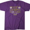 A LOT CAN HAPPEN IN 3.8 SECONDS SHIRT James Madison Dukes, #GoDukes #24AVAGESZN