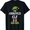 Annoyed Elf Family Matching Group Christmas Shirt