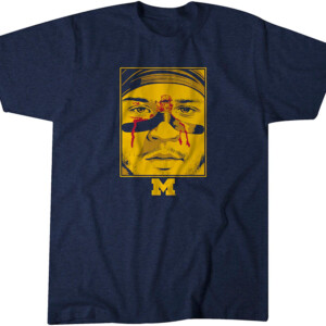 BLAKE CORUM GAME FACE SHIRT Blake Corum, Michigan Wolverines