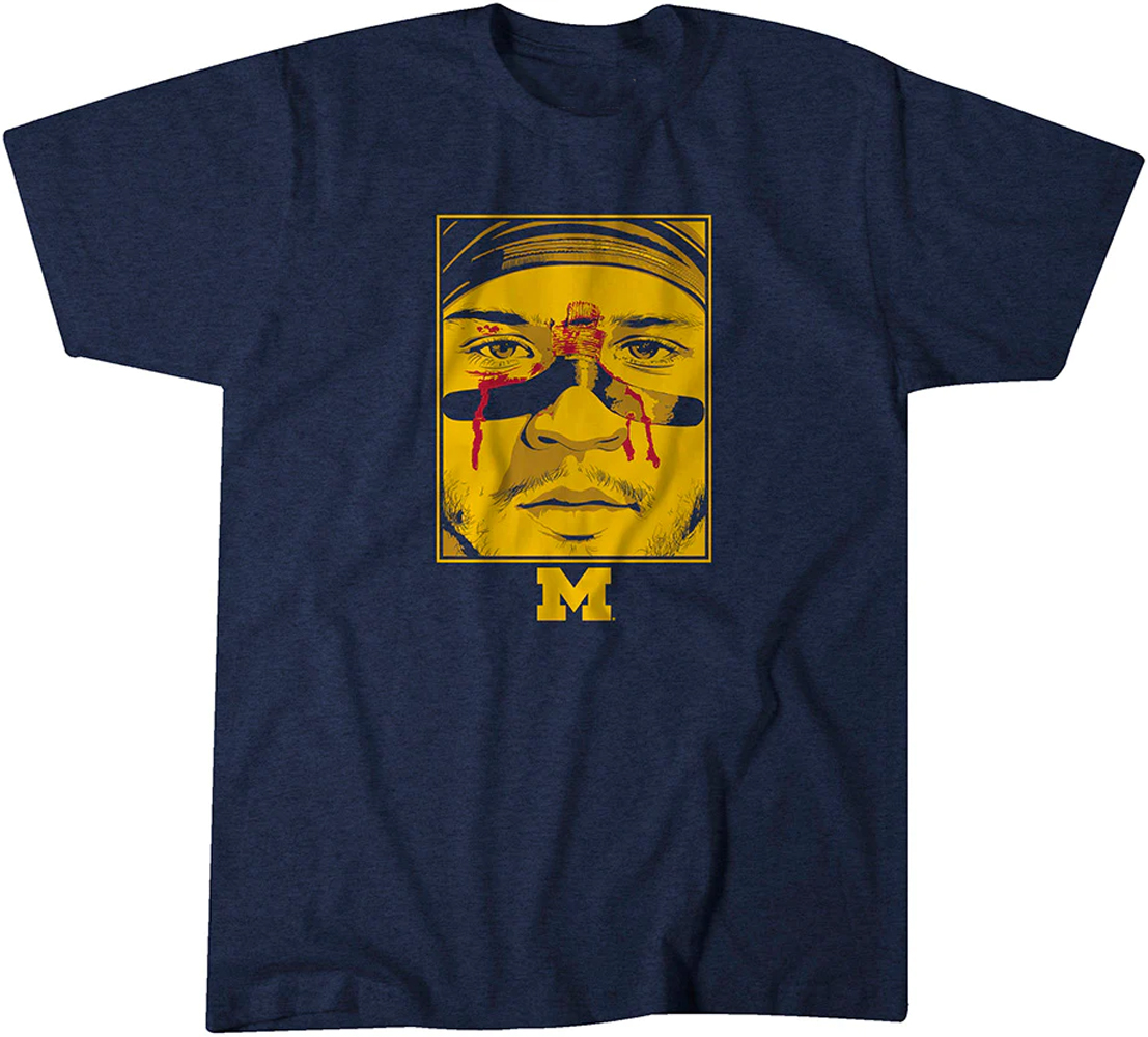 BLAKE CORUM GAME FACE SHIRT Blake Corum, Michigan Wolverines BLAKE CORUM GAME FACE SHIRT Blake Corum, Michigan Wolverines