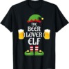 Beer Lover Elf Family Matching Group Christmas Shirt