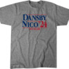 DANSBY NICO '24 STAY GOLDEN SHIRT Dansby Swanson, Nico Hoerner, Atlanta Braves
