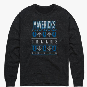 Dallas Mavericks Holiday Ugly Christmas Crewneck