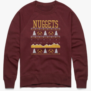 Denver Nuggets Holiday Ugly Christmas Crewneck