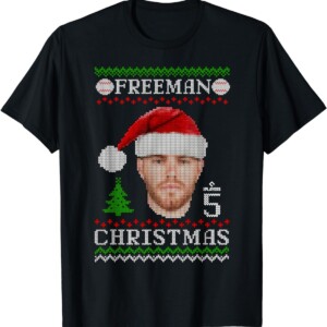 Freddie Freeman Los Angeles Baseball Christmas Sweater MLBPA Shirt